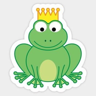 Frog Prince | by queenie's cards Sticker